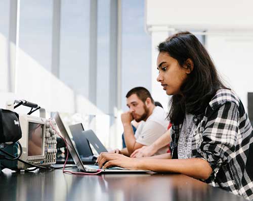 Student registering online